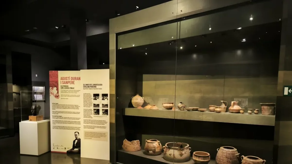 El Museu de Lleida exhibeix peces de l’excavació del poblat ilergeta del Tossal de les Tenalles, a Sidamon, que va liderar Duran i Sanpere. - XMTLA