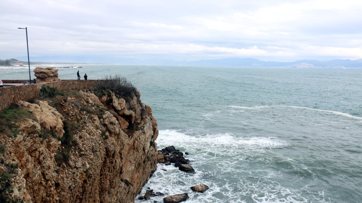 Plan general del mar desahogado en l'Escala