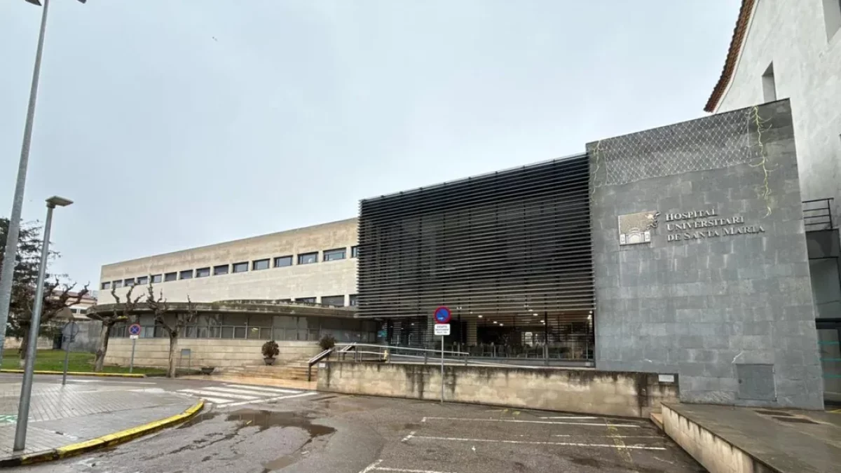 Façana principal de l’hospital universitari Santa Maria. - PAU PASCUAL PRAT