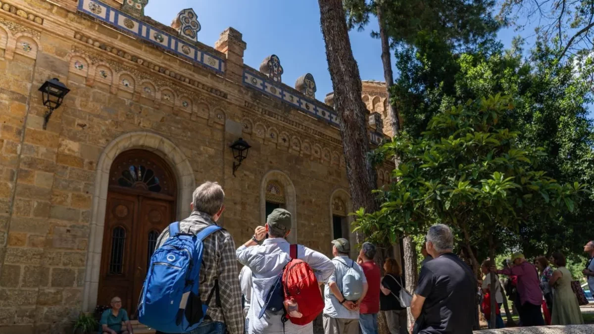 Imagen de archivo de una de las visitas guiadas. - A.P.S.