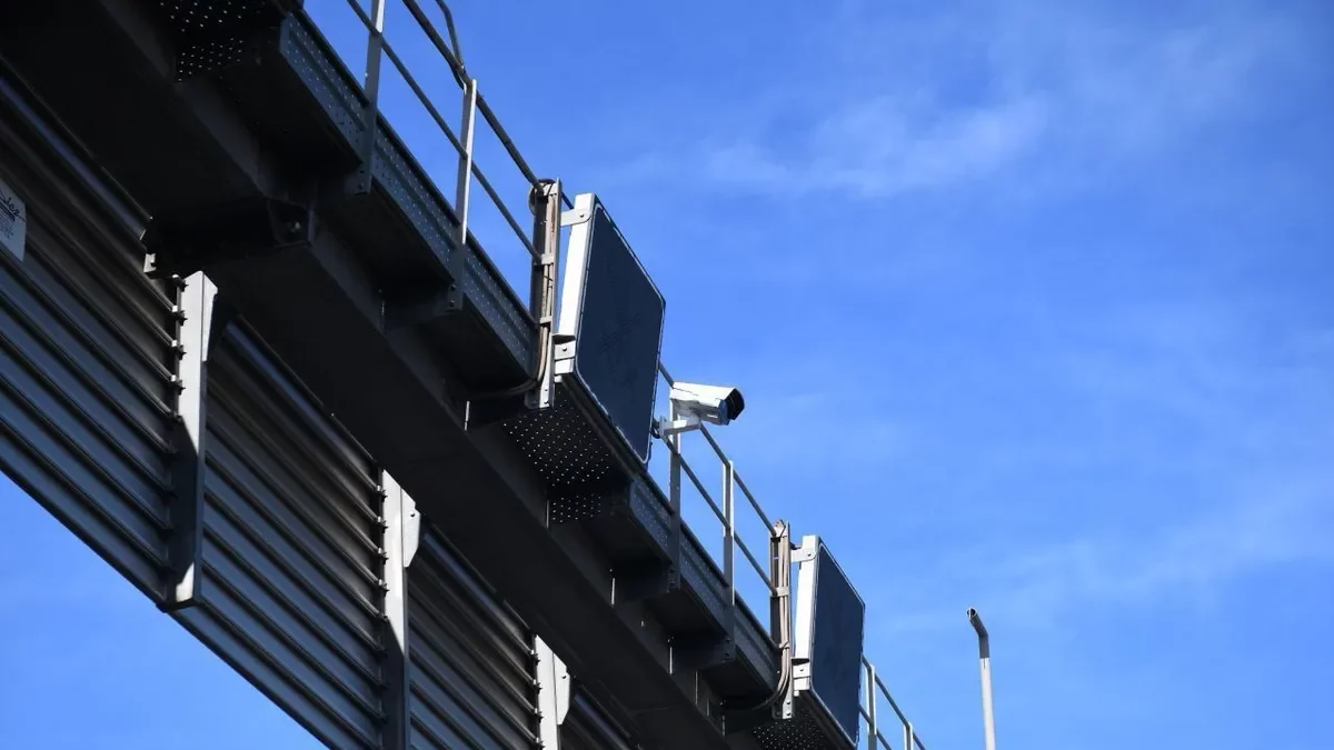 Vista de una cámara con lector de matrículas dentro del sistema Lectio. - GENERALITAT