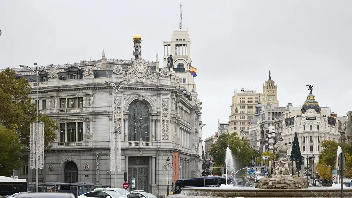 La fachada de la sede del Banco de España, ubicada en Madrid. - EUROPA PRESS