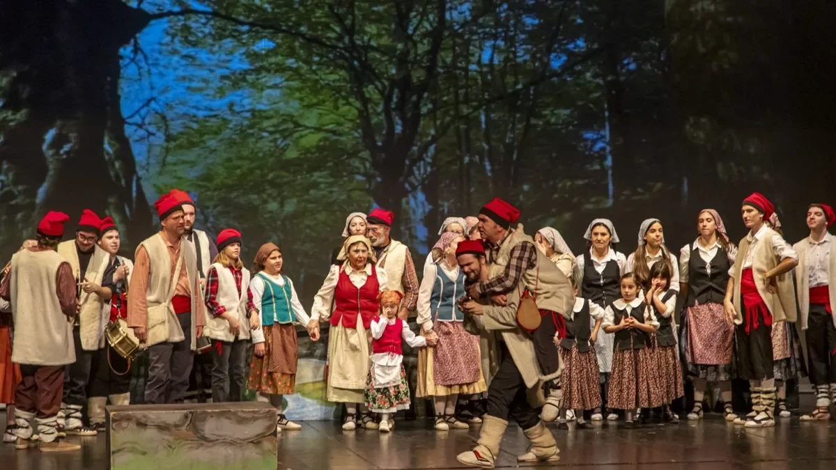 Representación de ‘Els Pastorets’ de Talia Teatre en el Excorxador - JORDI ECHEVARRIA