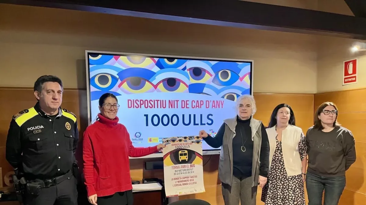 La presentació ahir del dispositiu de Cap d’Any. - AJUNTAMENT DE LLEIDA