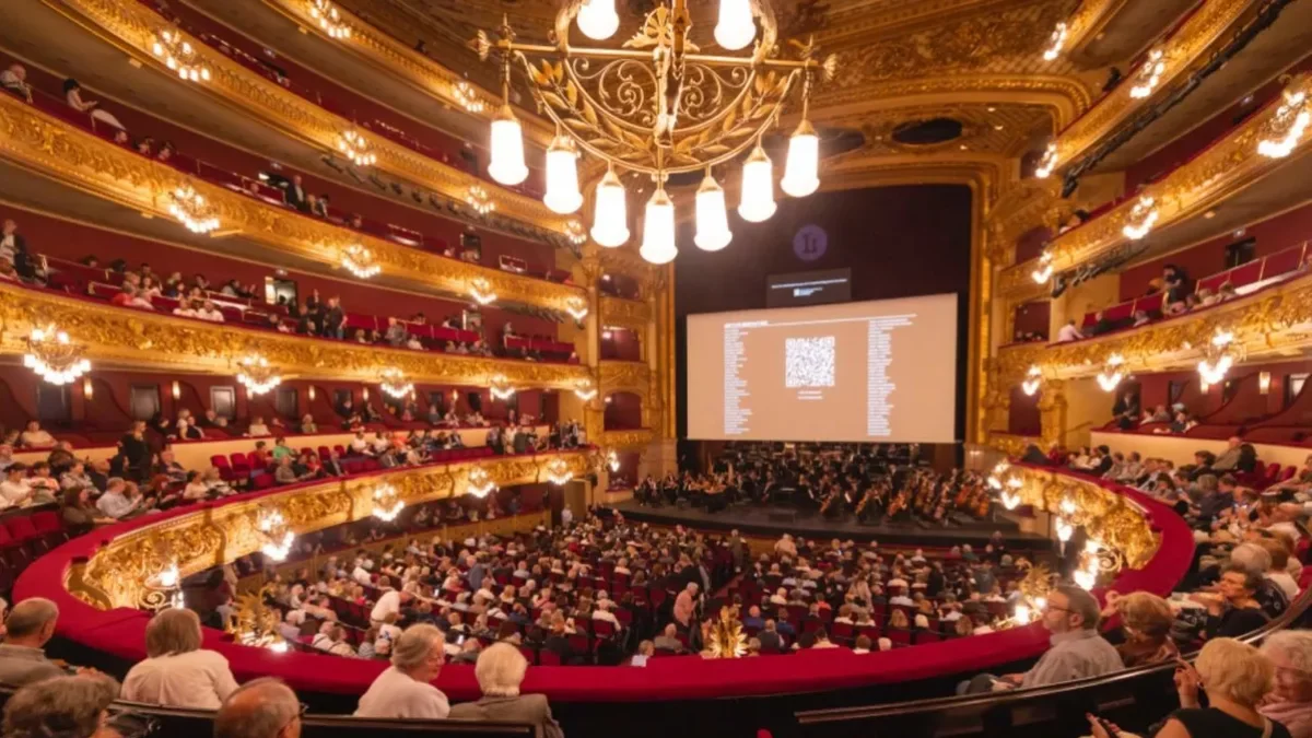 Any Viñes. L’Orquestra i el Cor del Liceu, amb la Polifònica de Puig-reig, van obrir la celebració el 4 de maig. - AMADO FORROLLA