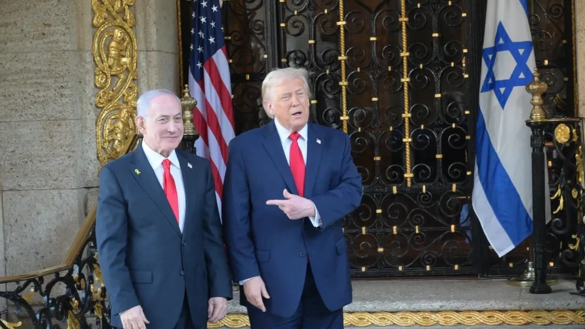 Benjamin Netanyahu es va reunir dilluns amb Donald Trump a Washington. - AMOS BEN GERSHOM / GPO / ZUMA PRESS / DPA