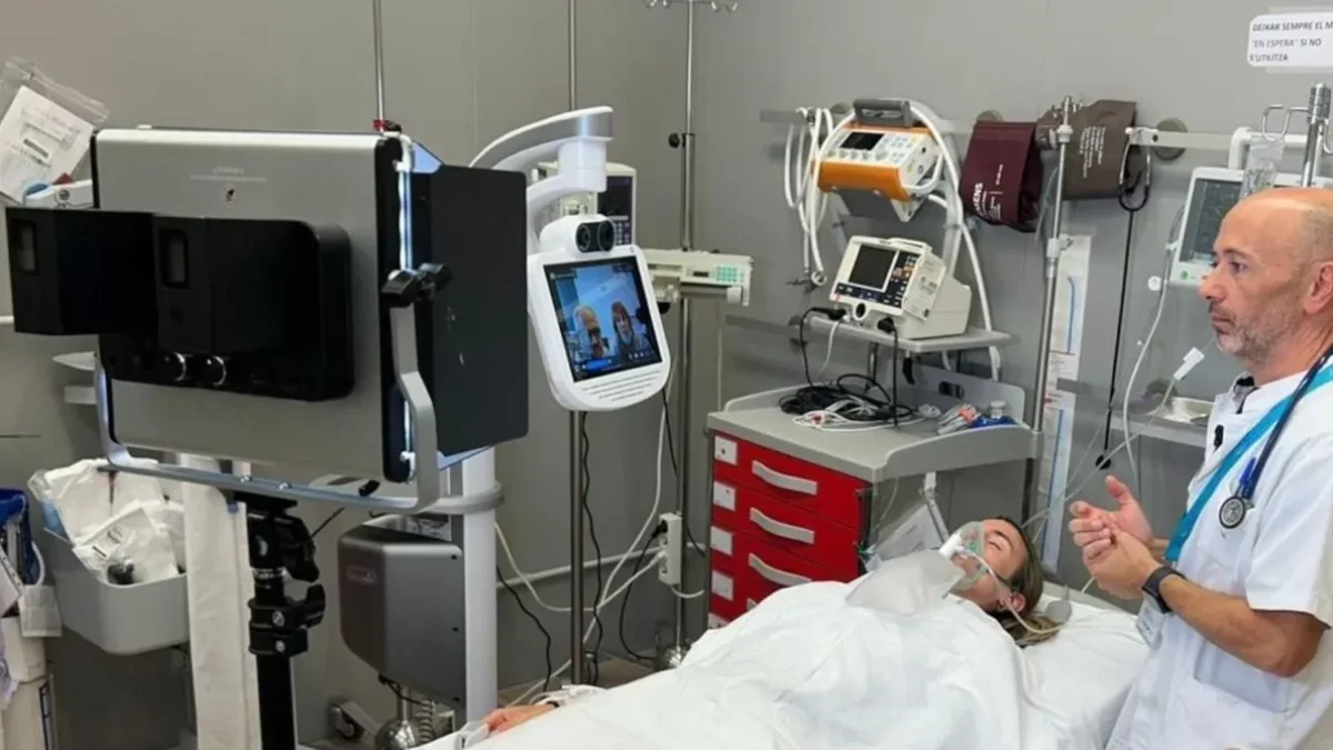 La sala de Tele-UCI del hospital Comarcal del Pallars cumple un año. - HOSPITAL COMARCAL DEL PALLARS