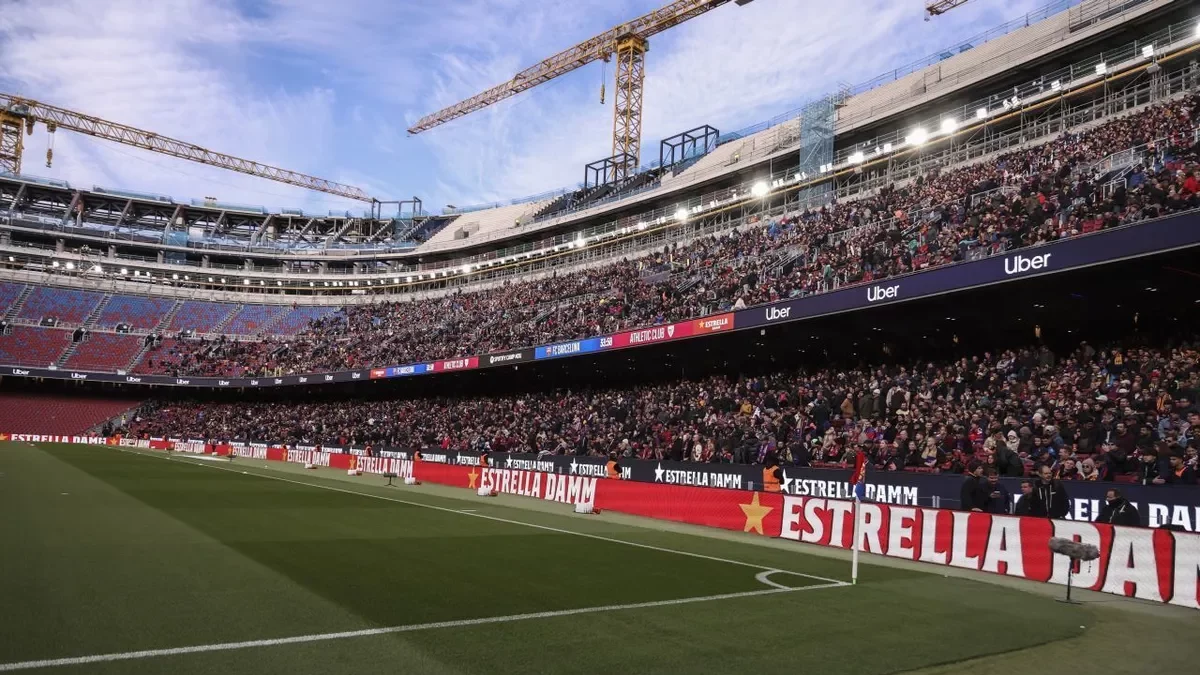 El club espera abrir pronto el Gol Nord del Spotify Camp Nou. - FCB