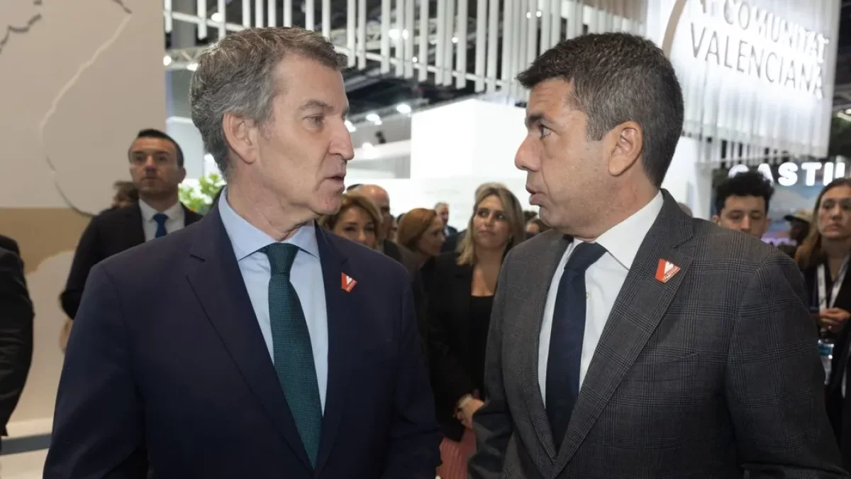 Alberto Núñez Feijóo y Carlos Mazón. - EUROPA PRESS