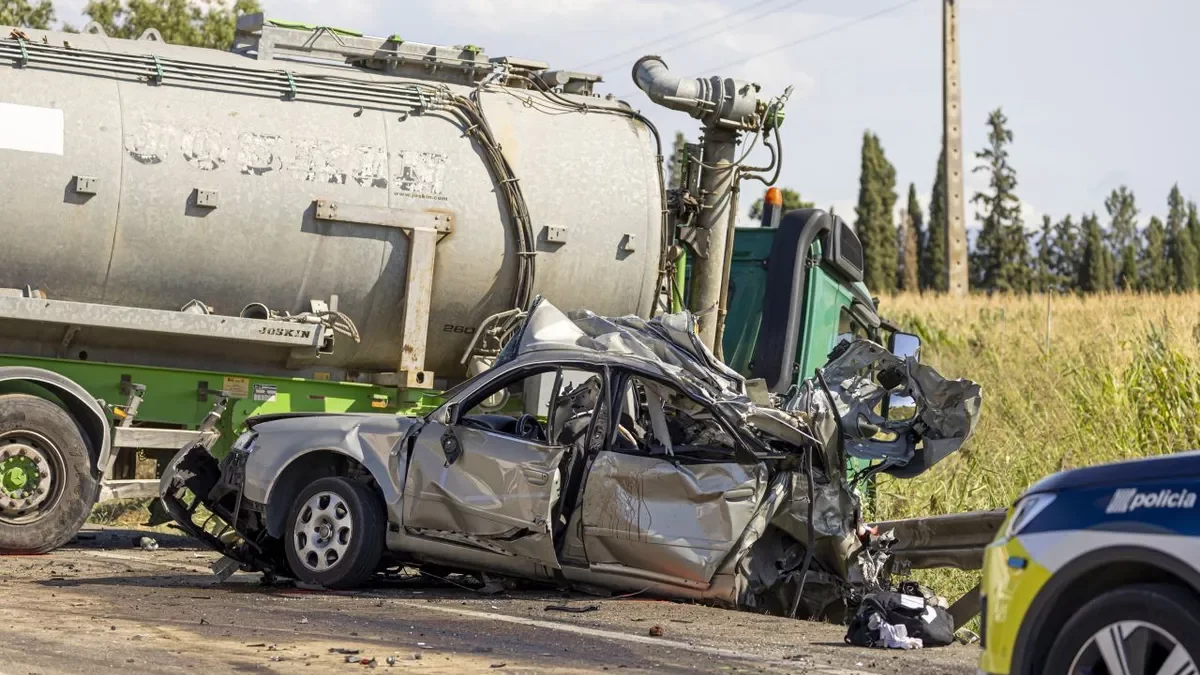 Accidente mortal del 4 de septiembre en la N-240 en Lleida. - SEGRE