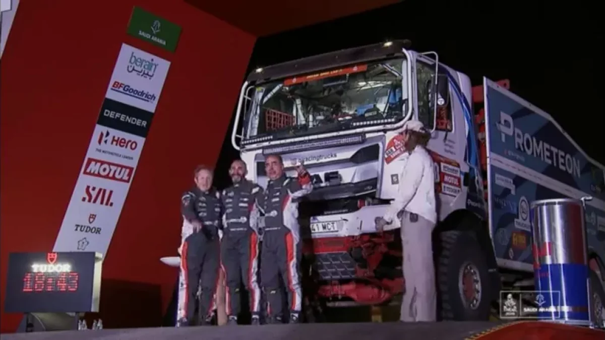 Jordi Esteve, poco antes de tomar la salida de la prólogo.