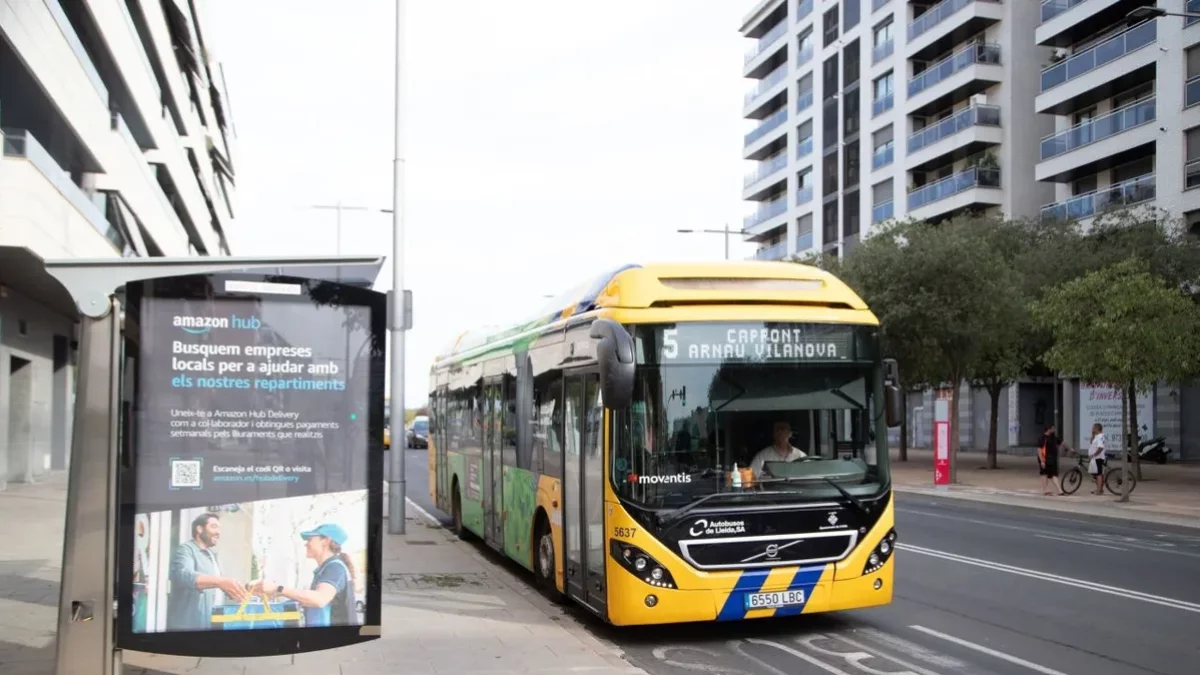 Foto d’arxiu d’un bus urbà de Lleida. - SEGRE