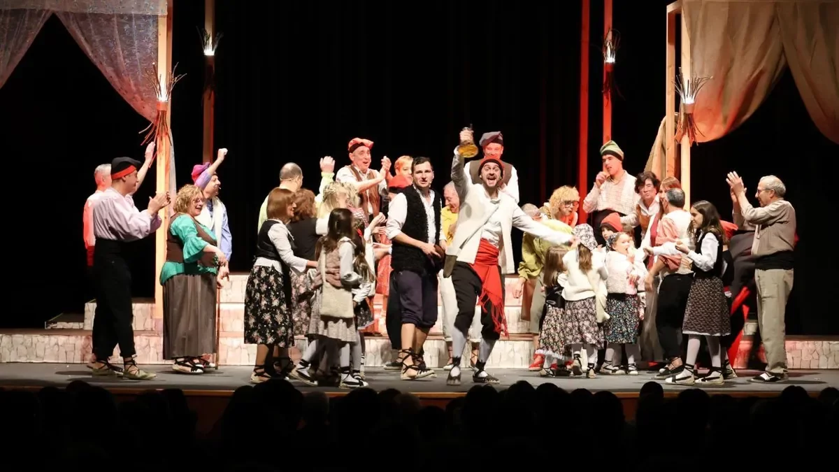 La representació es va portar a terme durant el cap de setmana. - J. GÓMEZ