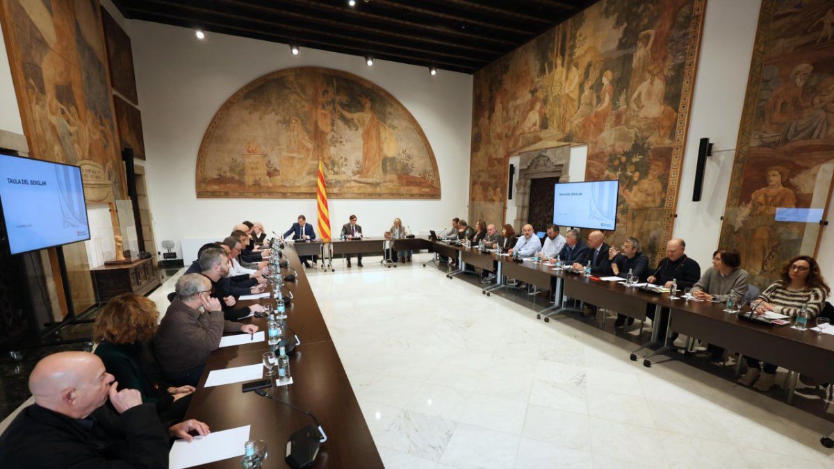 La Taula del Senglar ha celebrat aquest dimecres la primera reunió.