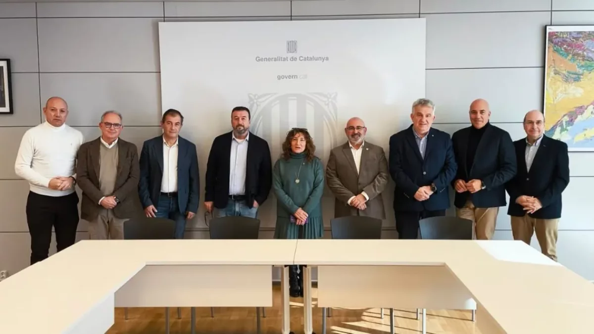 Els participants en la reunió de representants del Fòrum Secore i de Territori. - FÒRUM SECORE