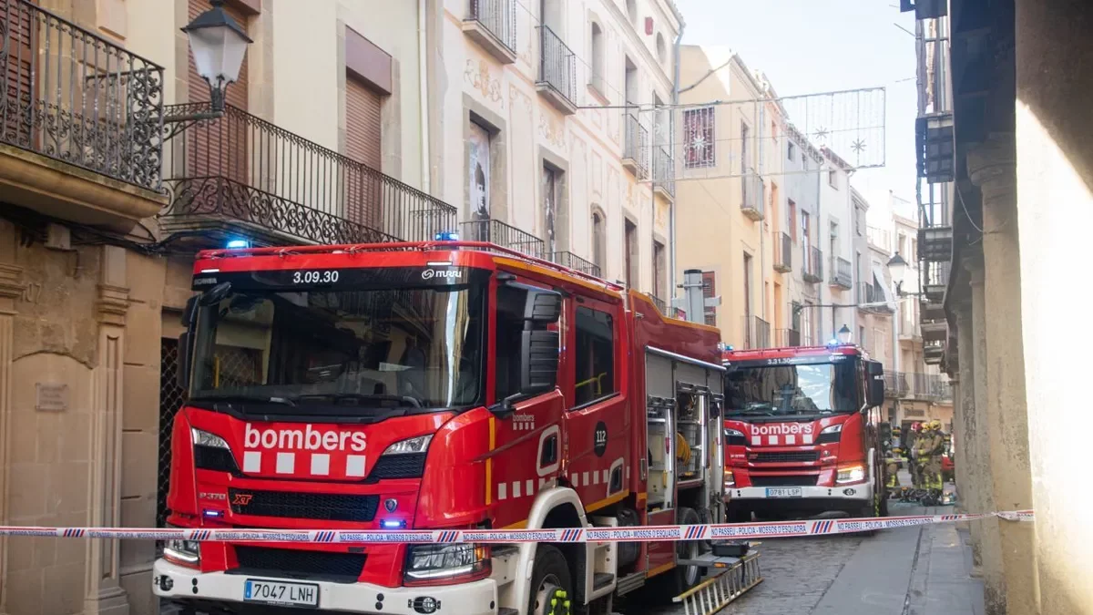 Imatge d'arxiu d'uns camions de Bombers.