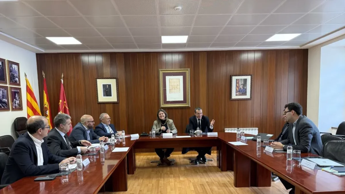 Reunión del conseller Ordeig con el gobierno de Aran. - MARTA LLUVICH / ACN