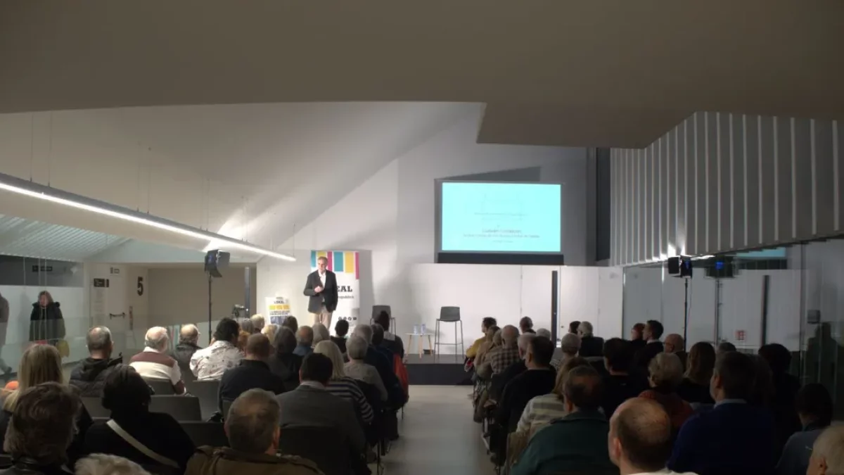 La conferencia de ayer de Josep Maria Ezquiaga. - ERC