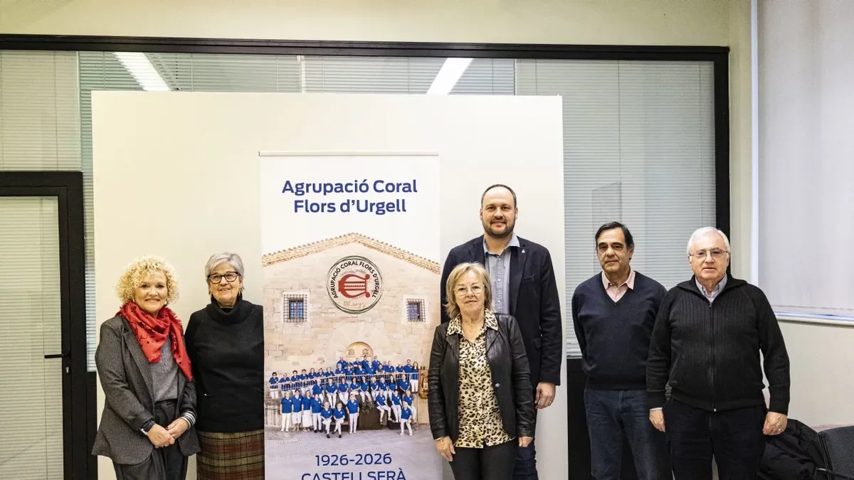 Presentación ayer en los servicios territoriales de Cultura en Lleida de las actividades del centenario. - ÍNGRID SEGURA