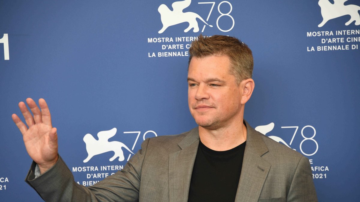 Foto d'arxiu de Matt Damon.