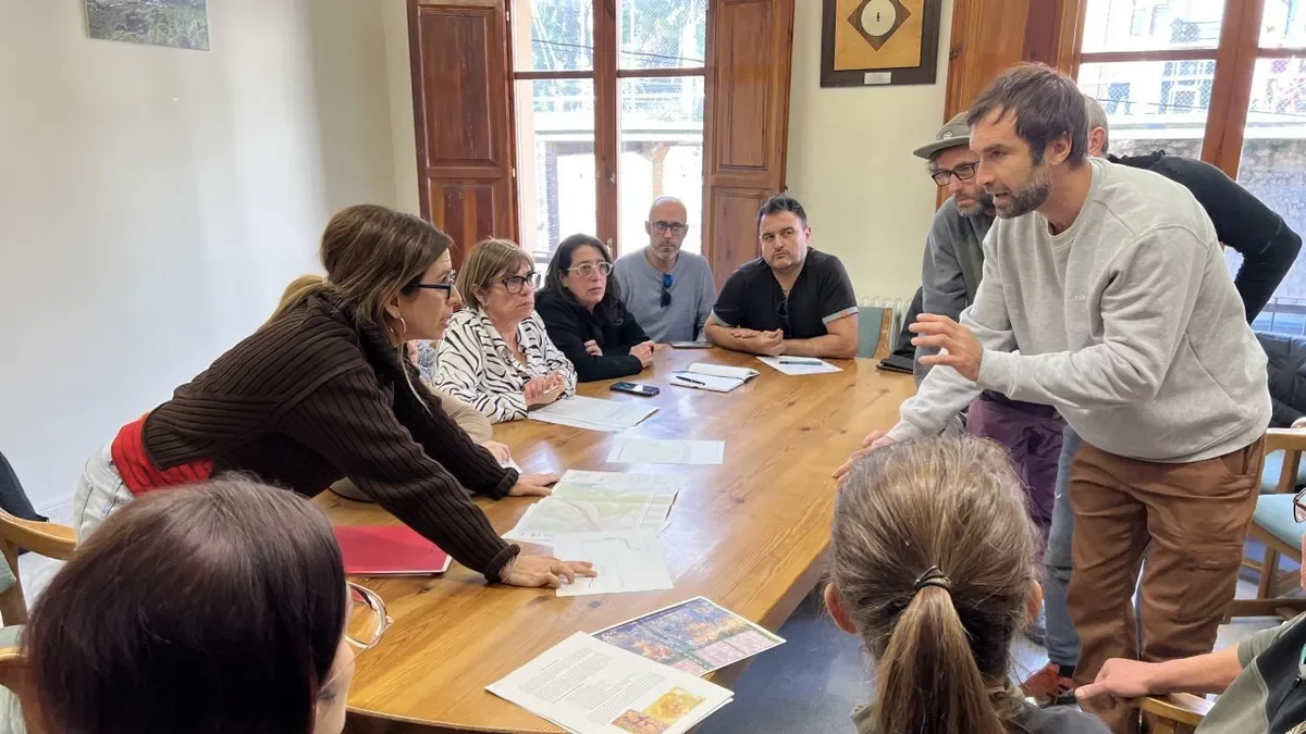 Reunió ahir a Peramola amb escaladors i administració. - A. L / ACN