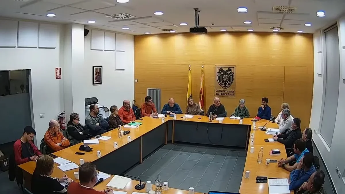 La sessió del consell celebrada ahir. - CONSELL DEL PALLARS JUSSÀ