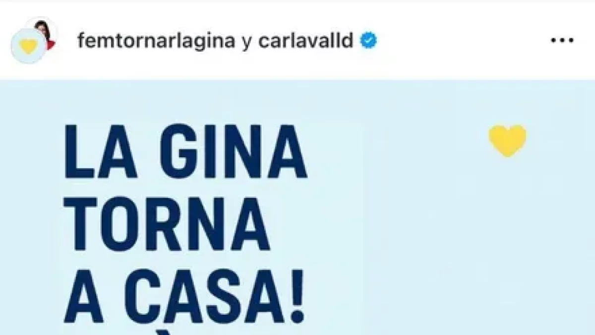 El final feliç es va comunicar ahir a les xarxes.