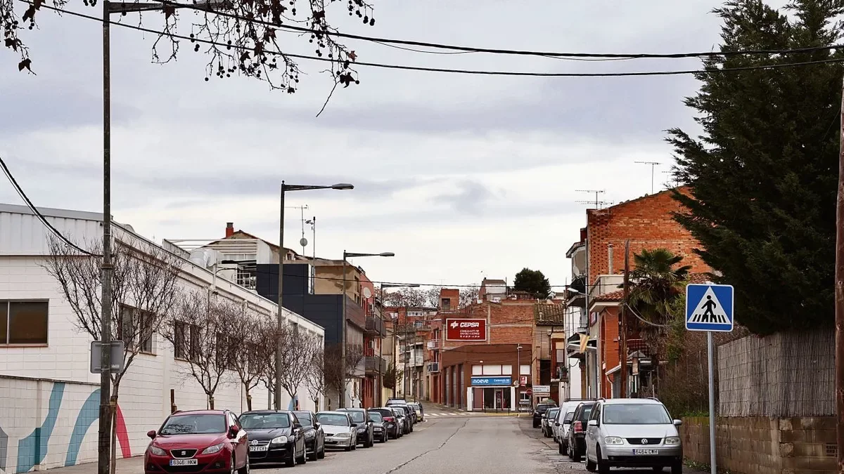 Un tram de l’avinguda Catalunya de les Borges Blanques. - AMADO FORROLLA