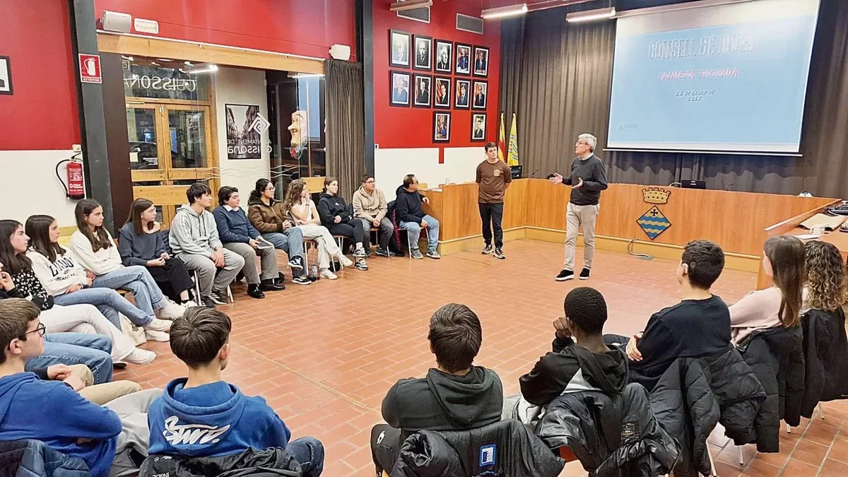 Primera sessió, a la sala de plens de l’ajuntament. - A. GUISSONA