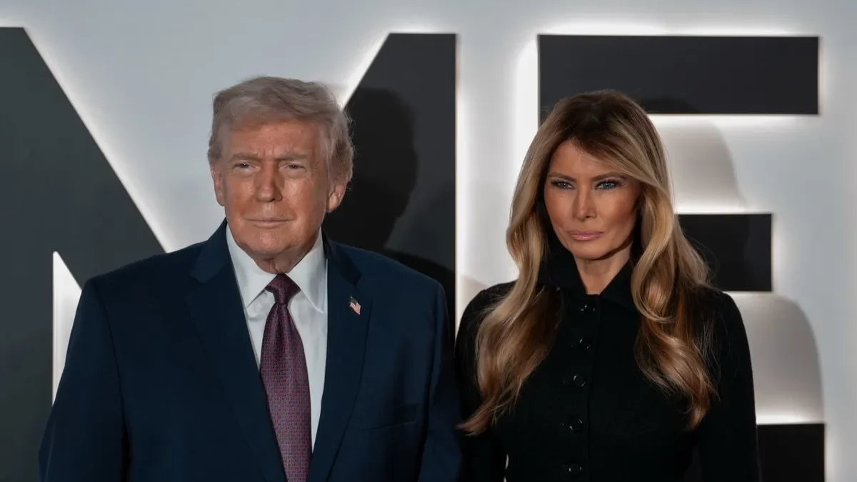 Trump i la seua esposa, a l’estrena del documental ‘Melania’. - ANDREW LEYDEN / ZUMA PRESS WIRE / DP / DPA