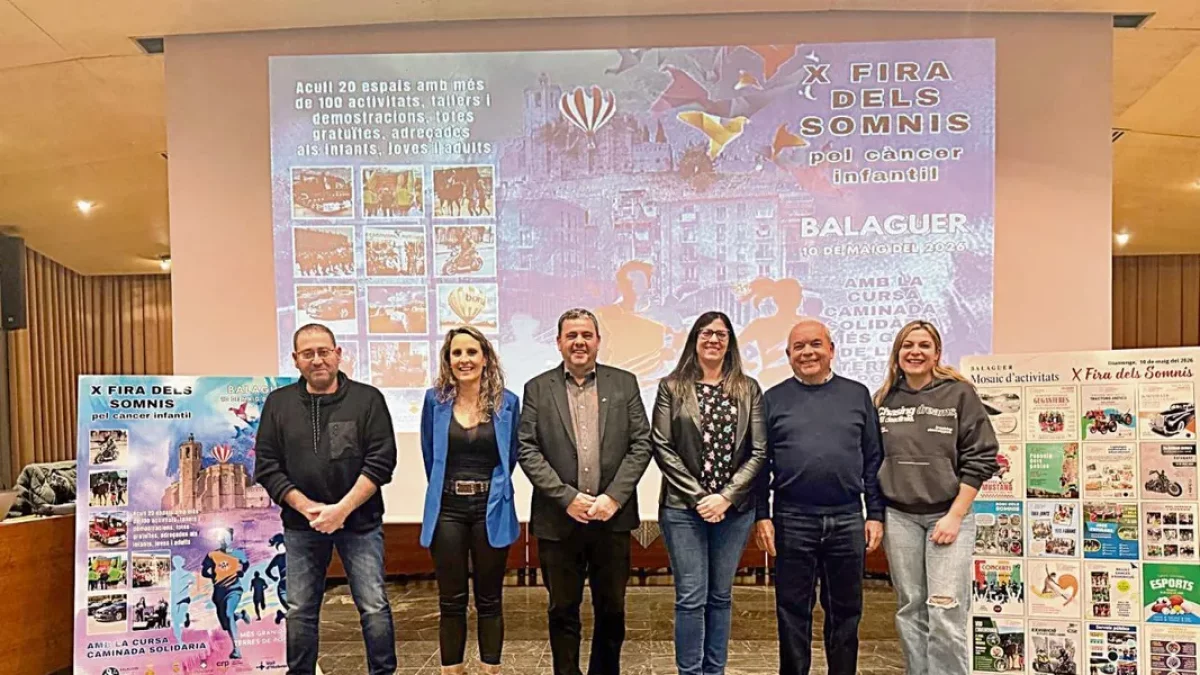 Presentació de la fira solidària a la sala d’actes de la Paeria de Balaguer. - PAERIA BALAGUER