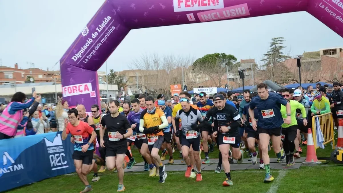 Imatge de la sortida d’una de les tres proves que es van celebrar diumenge. - ITER 5