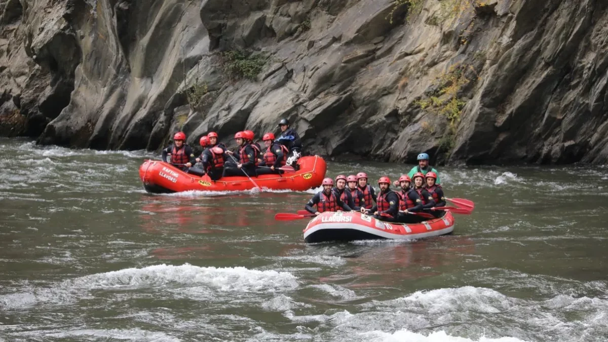 Descens a la Noguera Pallaresa al final de la temporada. - EDGAR ALDANA