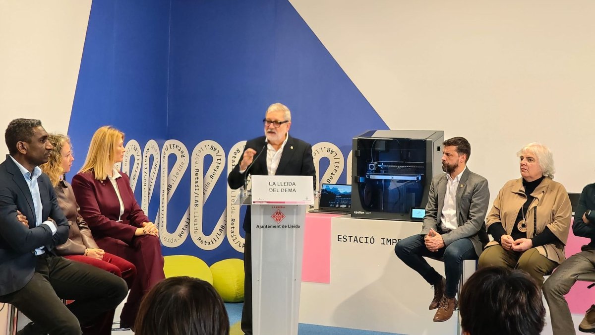 Larrosa, aquest dimarts durant la trobada amb els mitjans de comunicació.