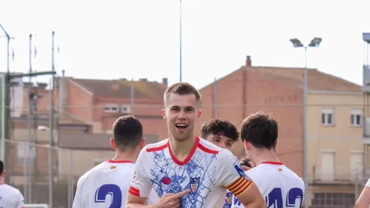 Jofre Graells vol tornar a celebrar gols com en aquesta imatge d’arxiu. - JOSEP MARIA RIBES