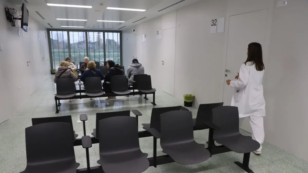 Vista d’una sala d’espera de l’ambulatori de la Bordeta. - SEGRE