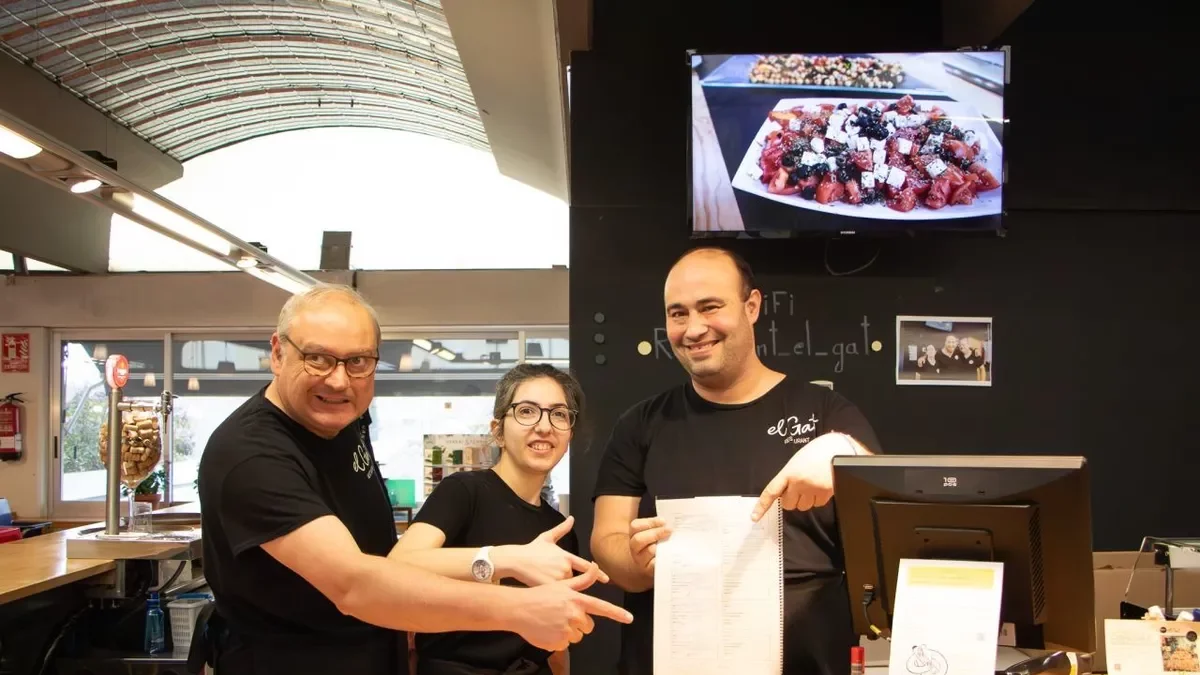 Un establiment de Tàrrega que recull firmes per a la ILP. - LAIA PEDRÓS