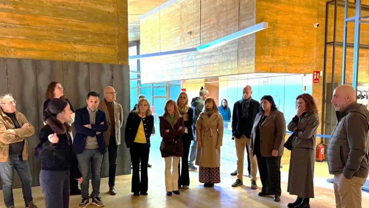 Los directores territoriales de Lleida visitaron ayer el centro. - GENERALITAT DE CATALUNYA