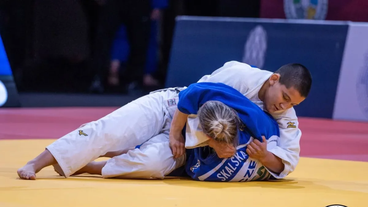 Tsunoda durant la seua participació en el torneig de París. - IJF