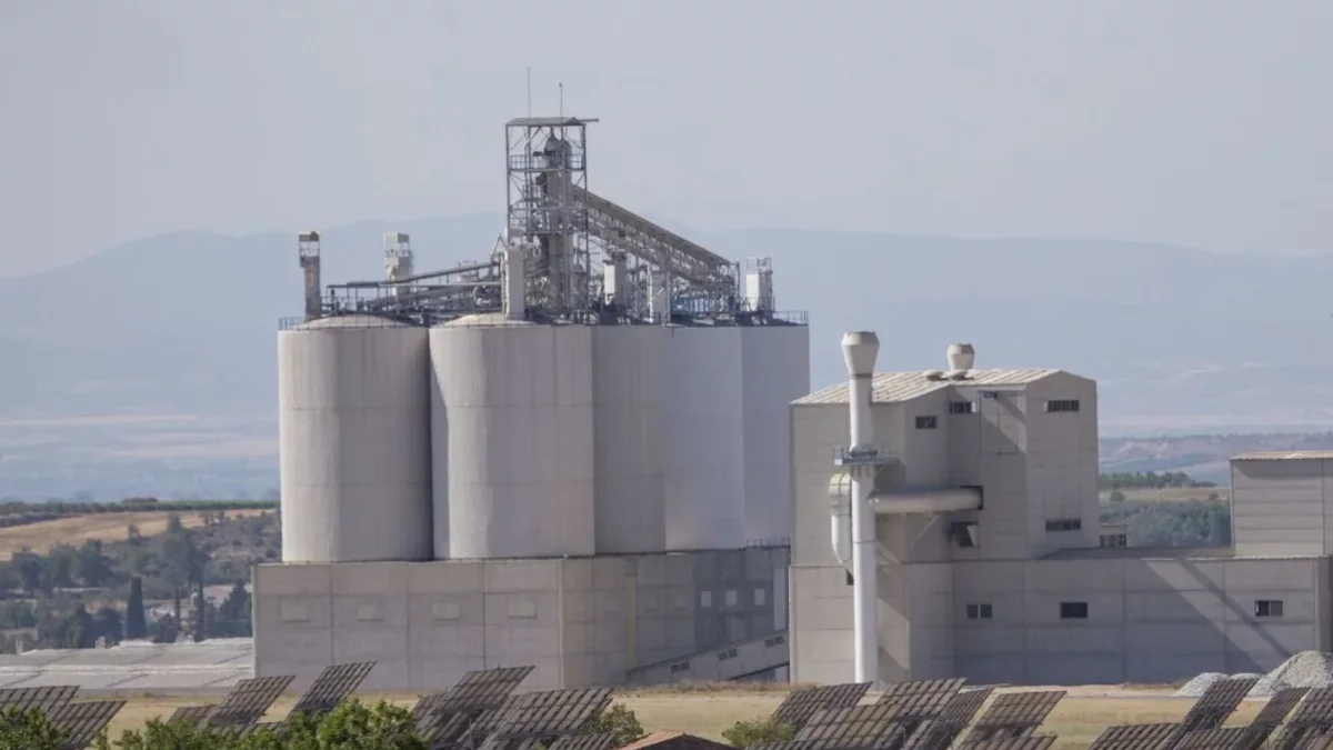 Imatge de la planta de Prefabricats Pujol a les Borges Blanques. - JORDI ECHEVARRIA