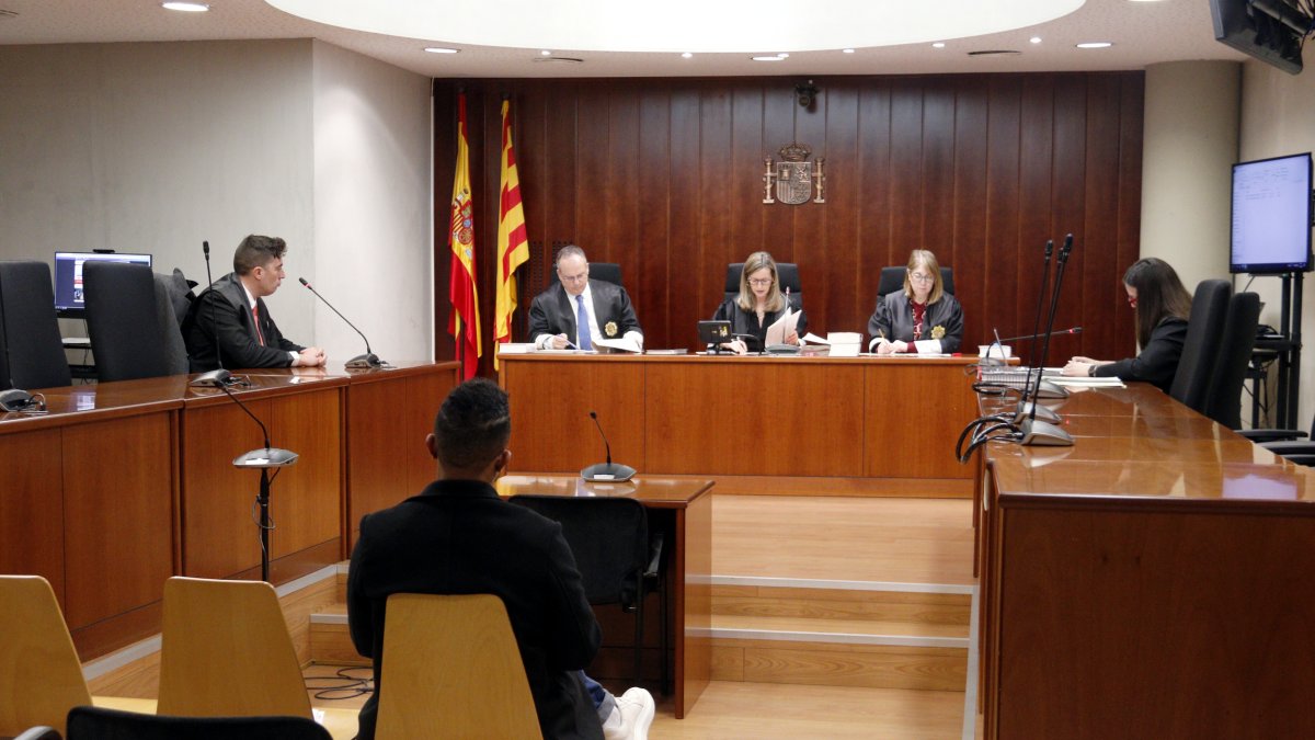 El acusado, en la Audiencia de Lleida.