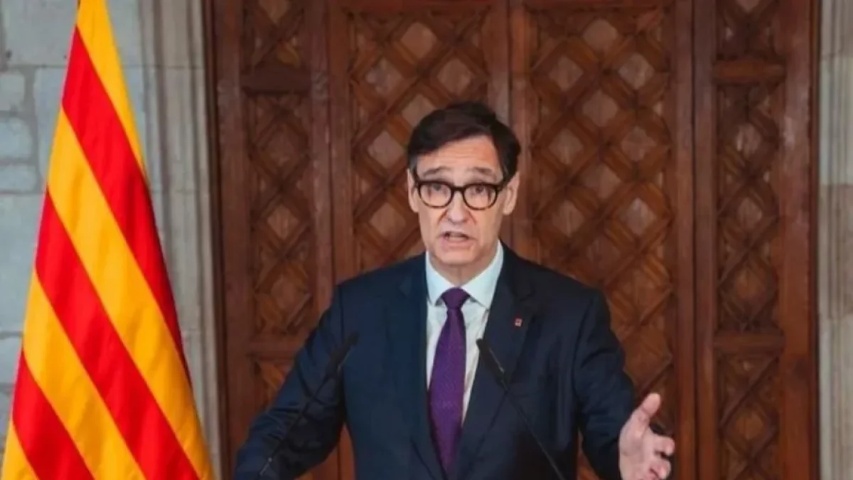 Salvador Illa va reaparèixer ahir després de la baixa per malaltia. - 3CAT