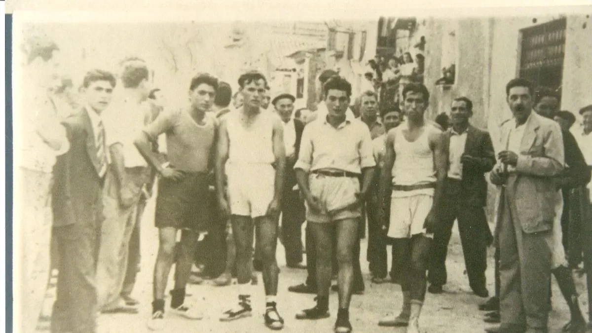 La primera cursa pedestre datada a Peralta és del 1716, fa més de tres segles. - J.A.ADELL/C.GARCÍA