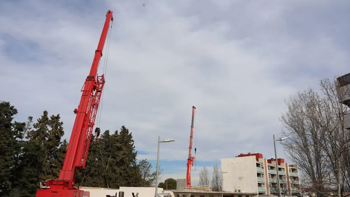 Avanzan las obras para levantar 25 pisos cooperativos en Joc de la Bola - AMADO FORROLLA