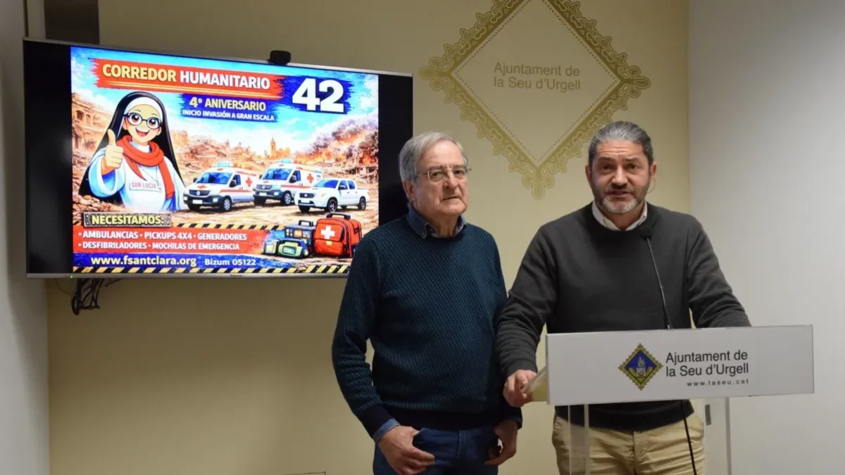 Presentació de la col·laboració de la Seu d’Urgell. - C. SANS