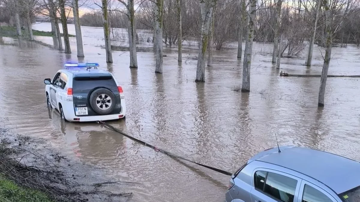 Rescat d’un home atrapat al cotxe a Zamora. - EUROPA PRESS