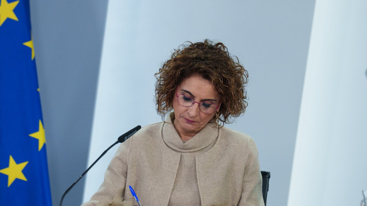 La vicepresidenta primera y ministra de Hacienda, María Jesús Montero.