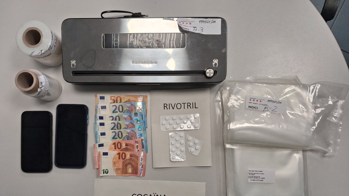 Els Mossos d'Esquadra detenen un home a Lleida per un delicte contra la salut pública i dues agressions sexuals amb ‘submissió química’