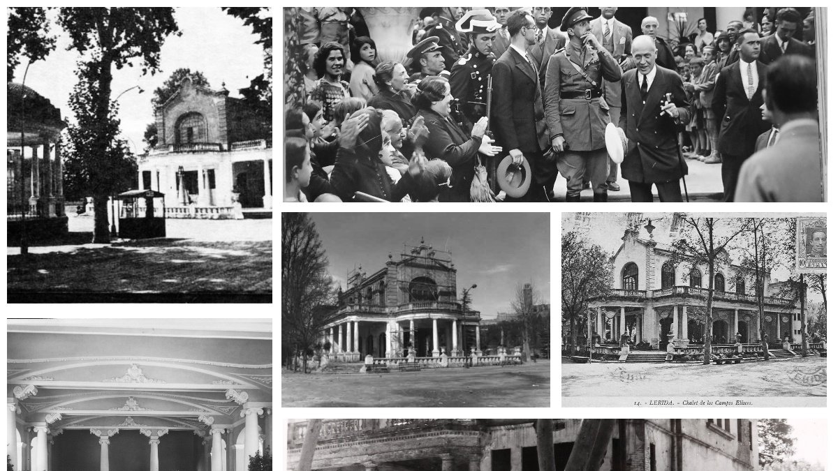 Imágenes históricas del Chalet de los Camps Elisis.