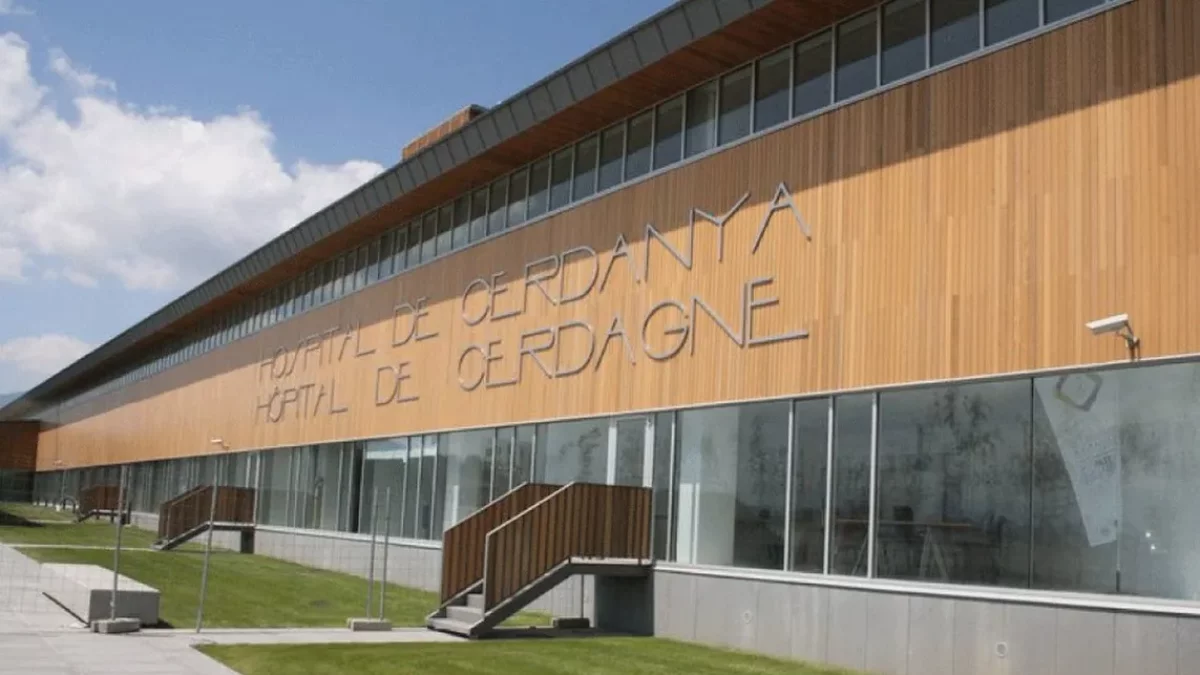 Imagen del hospital de la Cerdanya, en Puigcerdà.